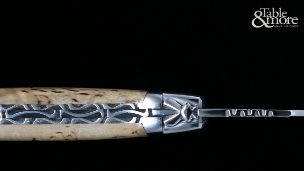 Laguiole Klappmesser Bois de bouleau double platines