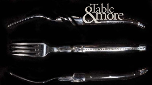 Honoré Durand Laguiole Gabeln PDC noir Inox brilliant